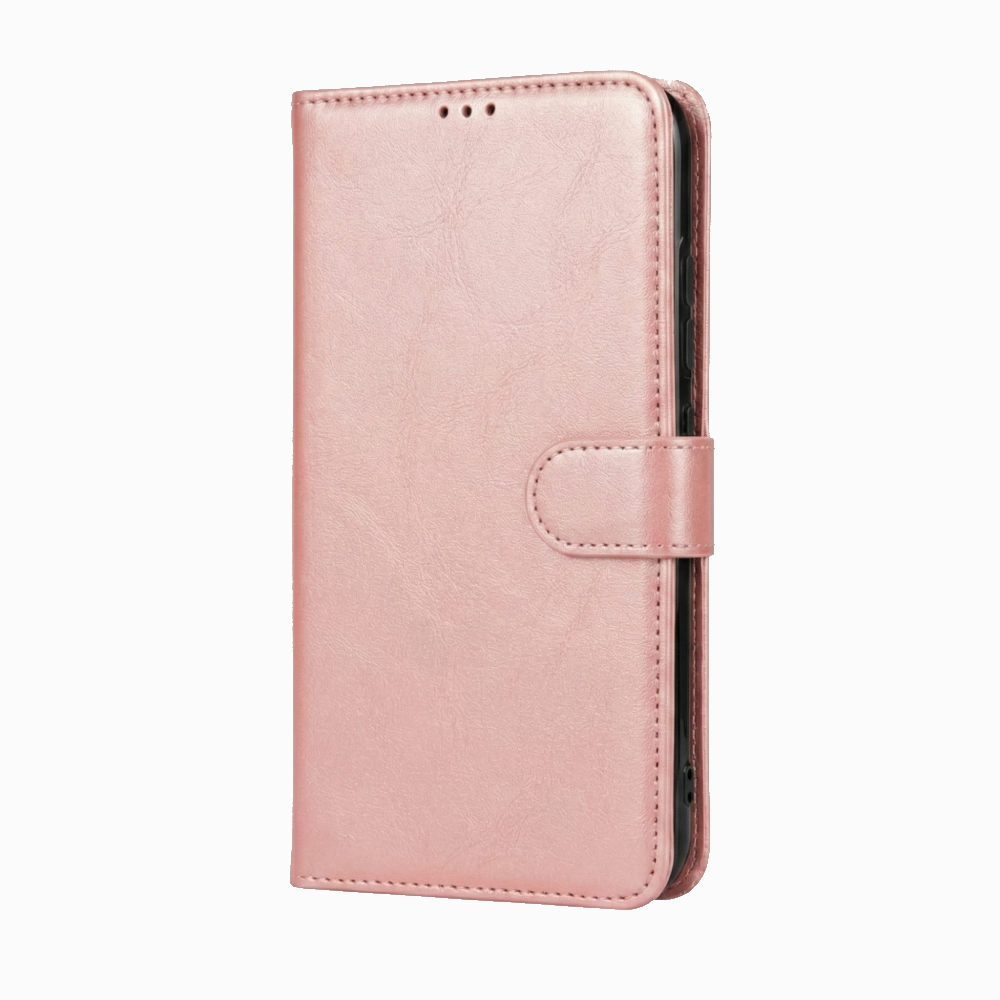 Plånboksfodral i läder med ställ – kompatibelt med iPhone