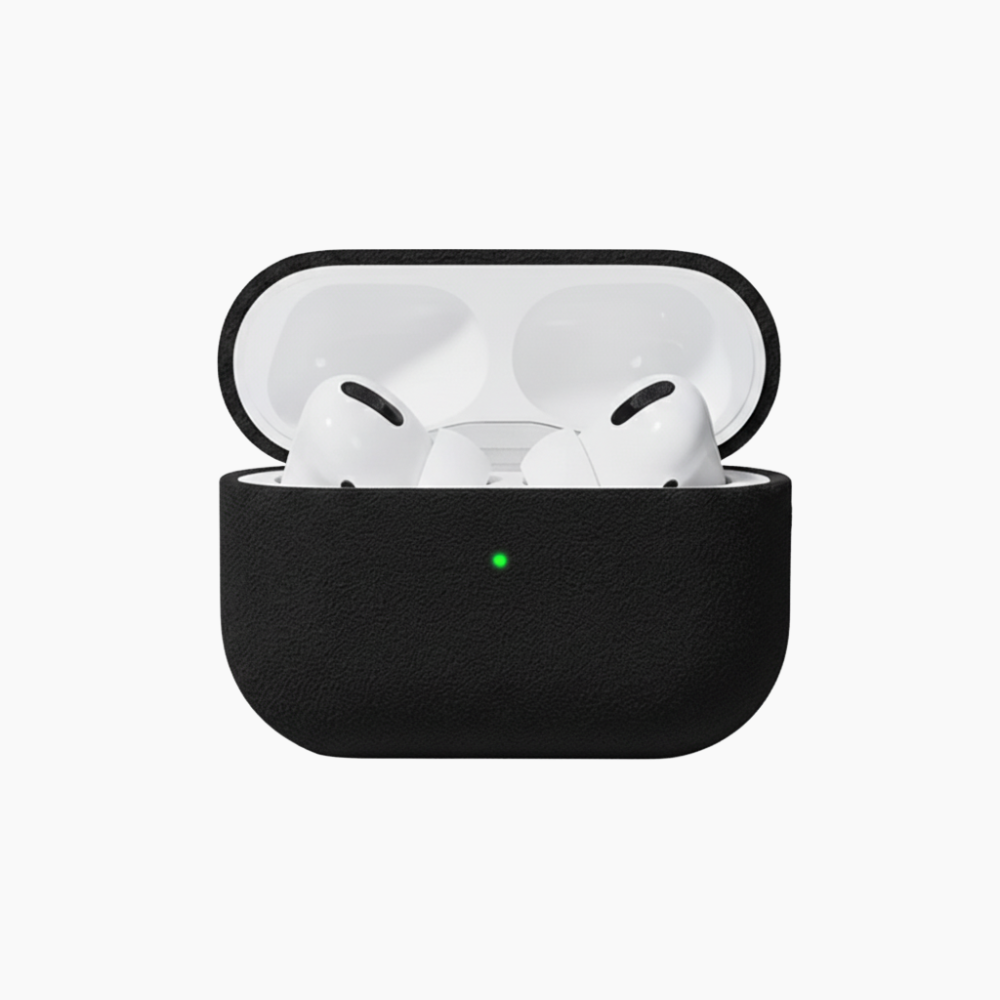 SUEDE Airpods Fodral Mocka