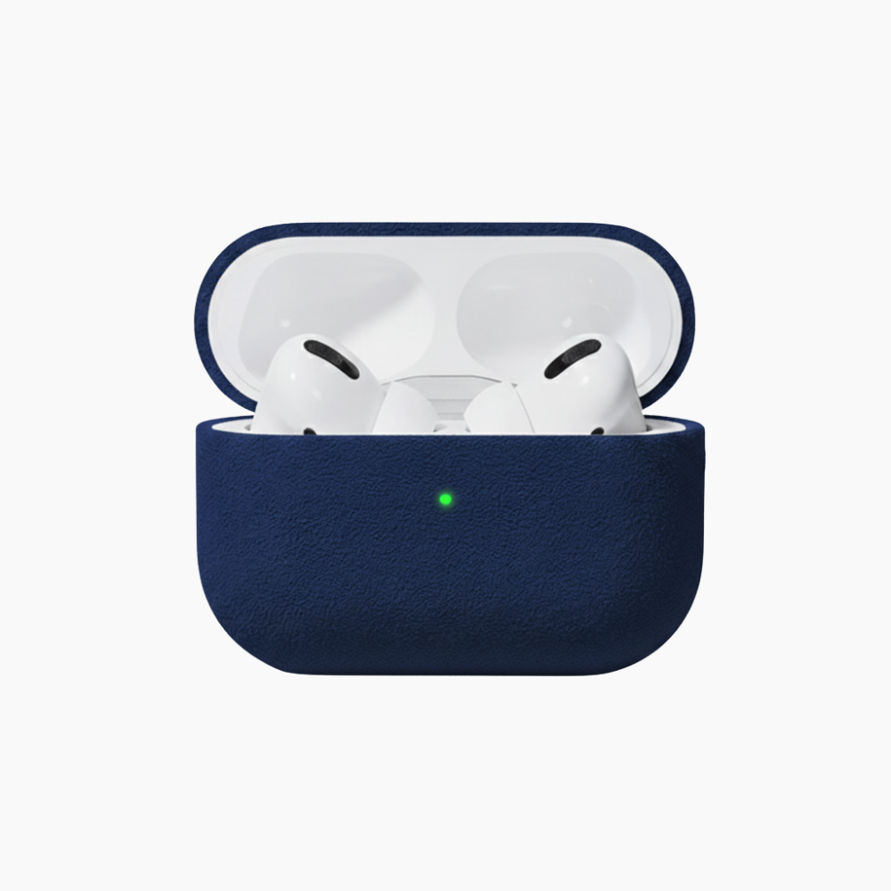 SUEDE Airpods Fodral Mocka